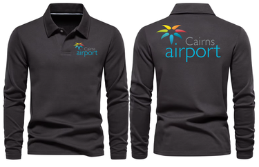 CAIRNS AIRPORT LONG SLEEVE POLO